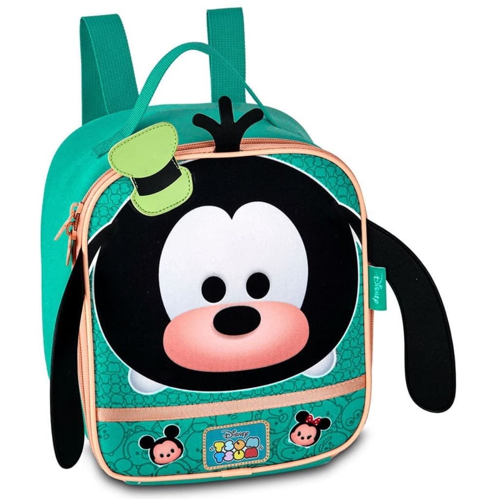 Lancheira Termica Disney Infantil Escola Creche Passeio Tsum Tsum Pateta Pluto Stitch Minnie Oficial