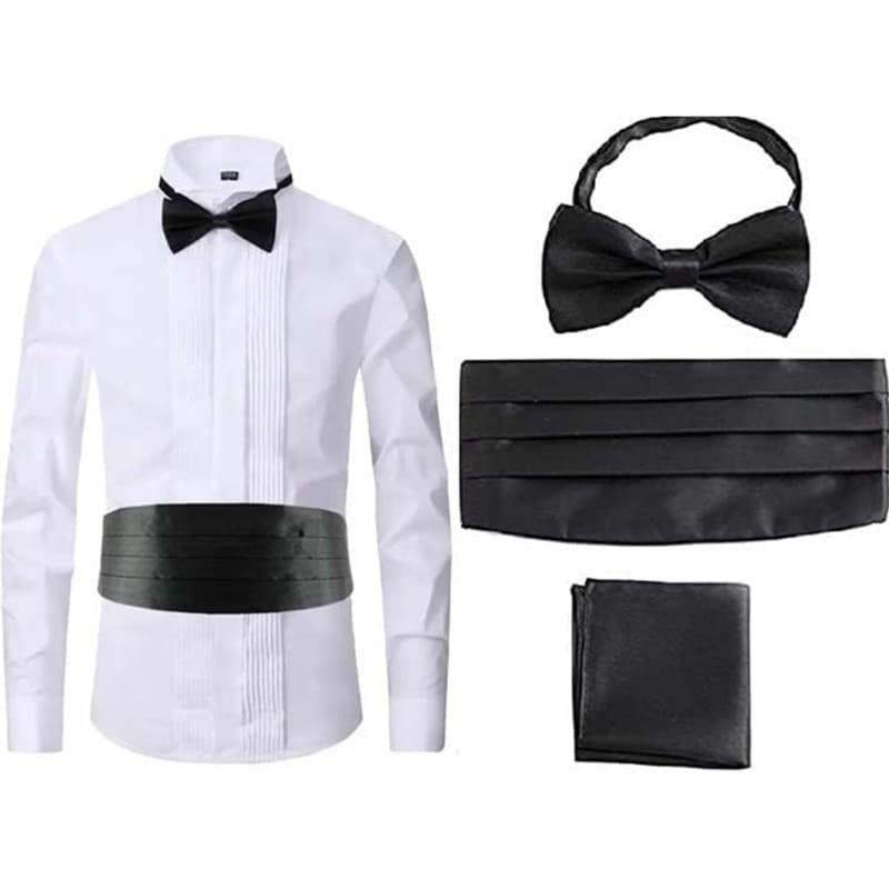 Estone Conjunto De Gravata Masculino Adulto Com Lenço De Bolso Cummerbund Traje De Evento Formal Casamento Smoking Bestm