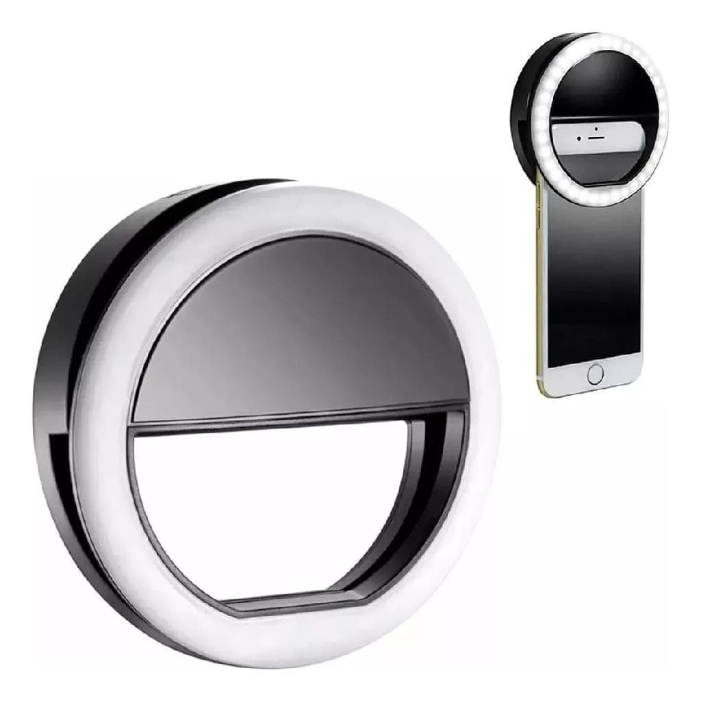 Mini Ring Light Selfie Preto