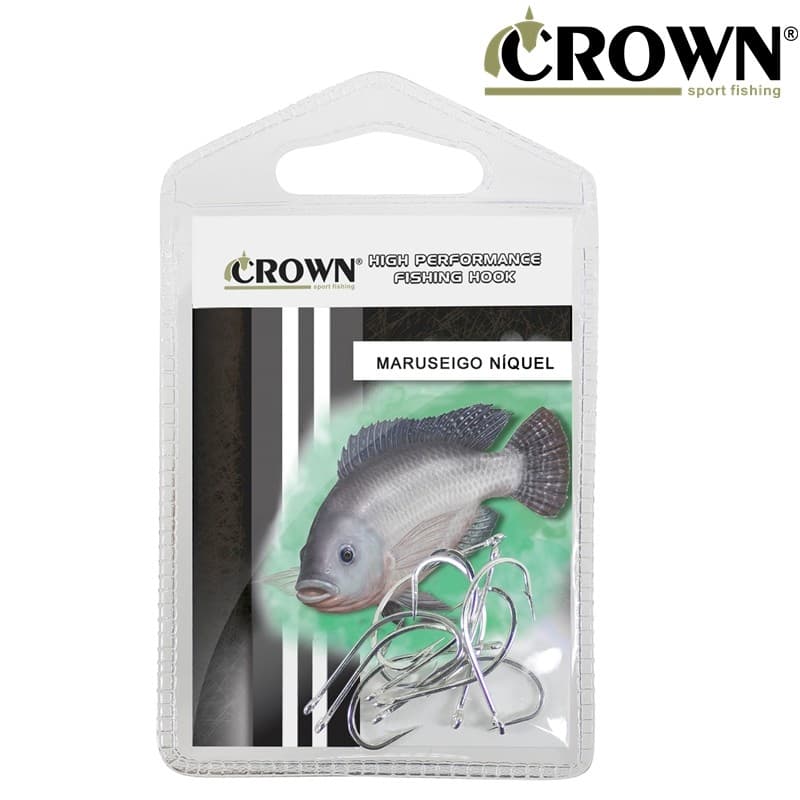 Anzol de Pesca Crown Maruseigo Níquel