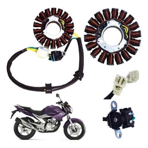 Estator Gerador Magneto Fazer 250 2011 A 2015 Modelo Original