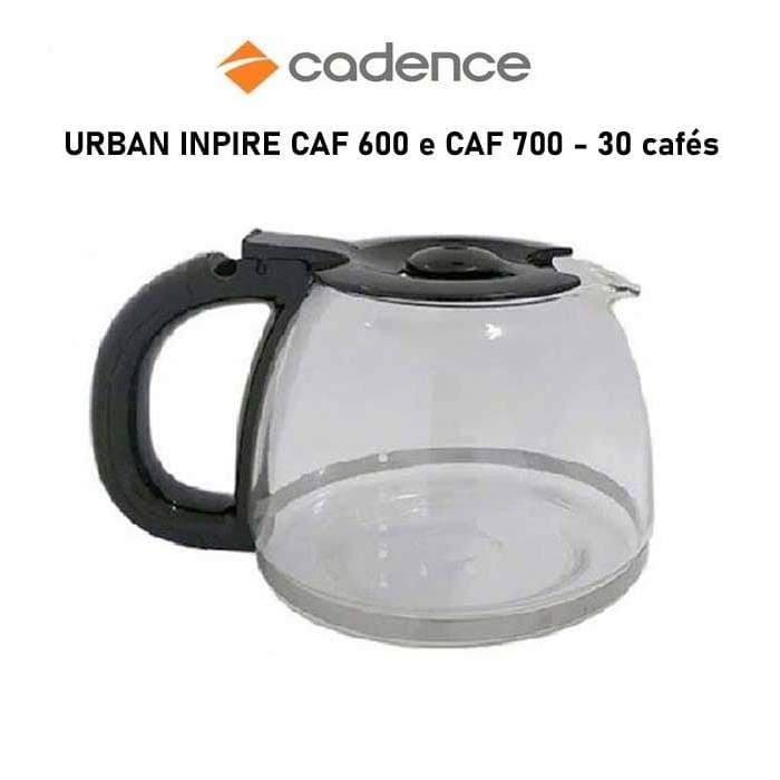 JARRA para Cafeteira CADENCE Urban Inspire CAF 600 e CAF 700 - 30 cafés - PRETA