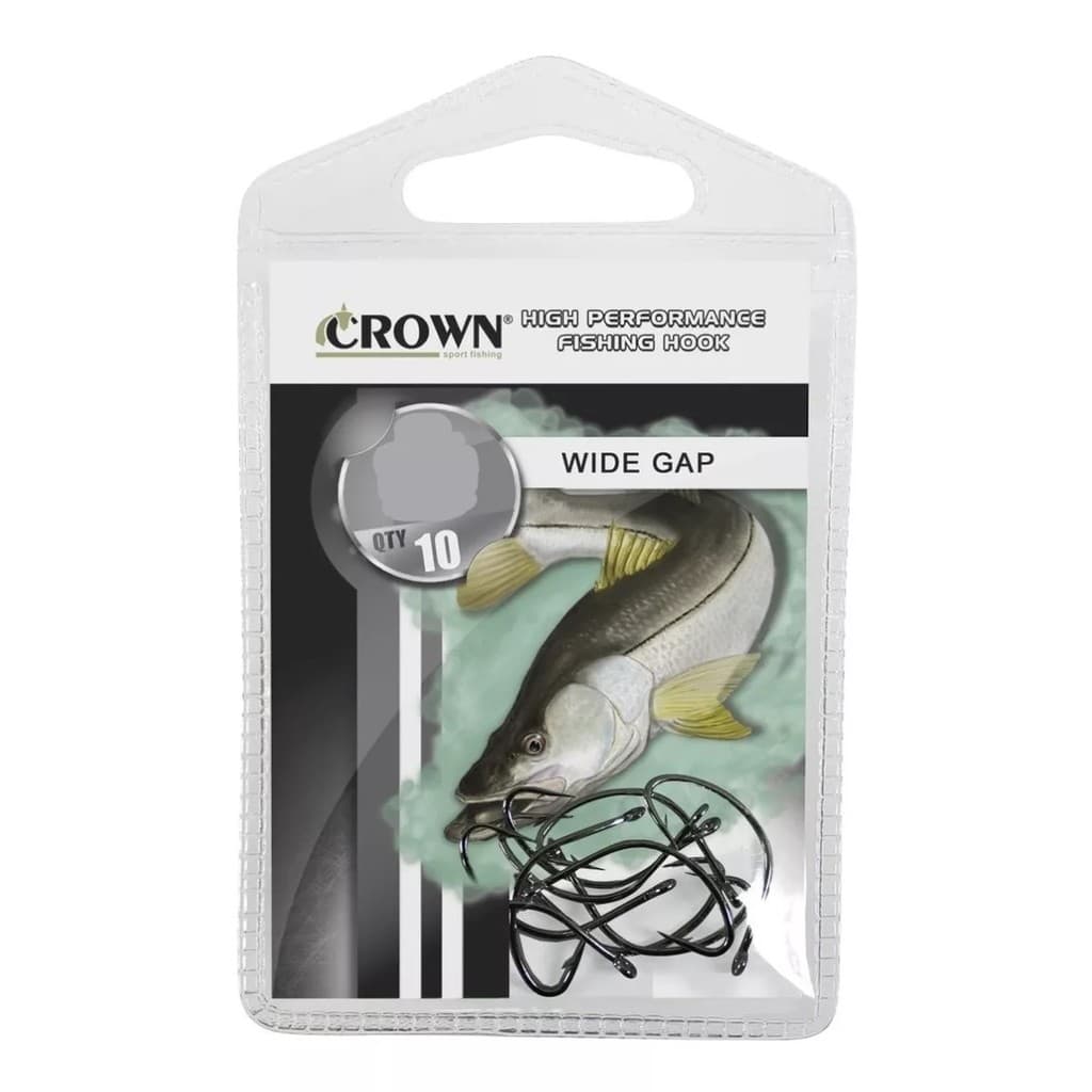 Anzol Wide Gap Black Nº6  Pesca  Com 20 unidades