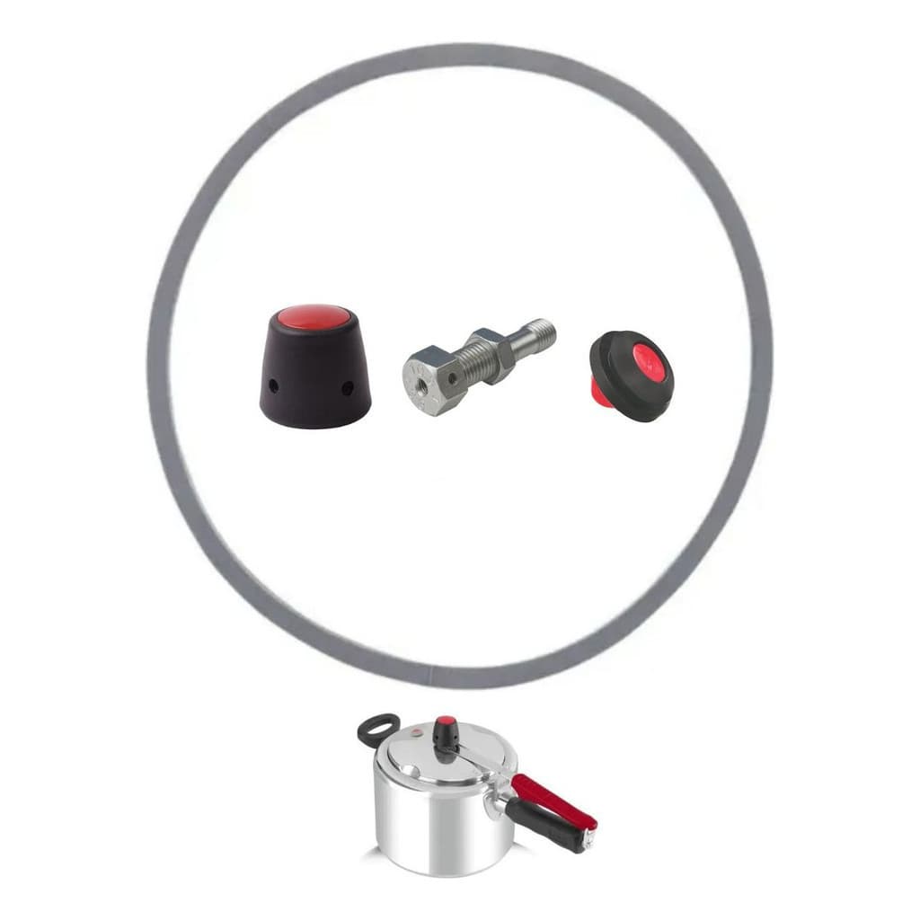 Kit Borracha Peso Pino Selo Panela Pressão Clockcontrol 4,5l