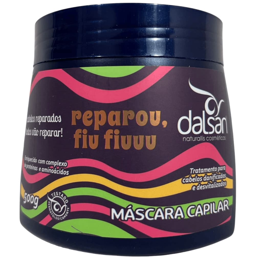 Mascara Capilar Hidratante Dalsan 500 gr Reparou Fiu Fiu