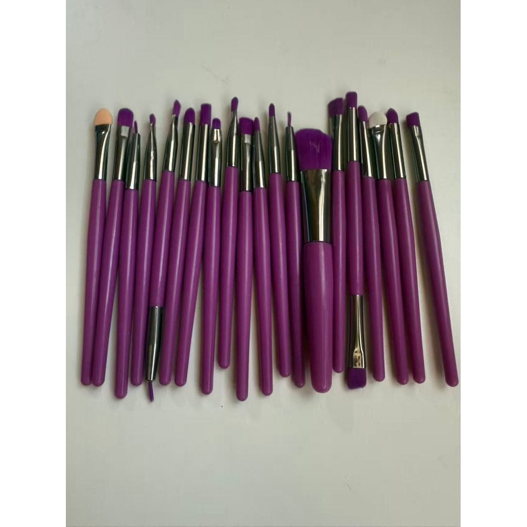 KIT 20 pincéis para olhos, sombras e lábios