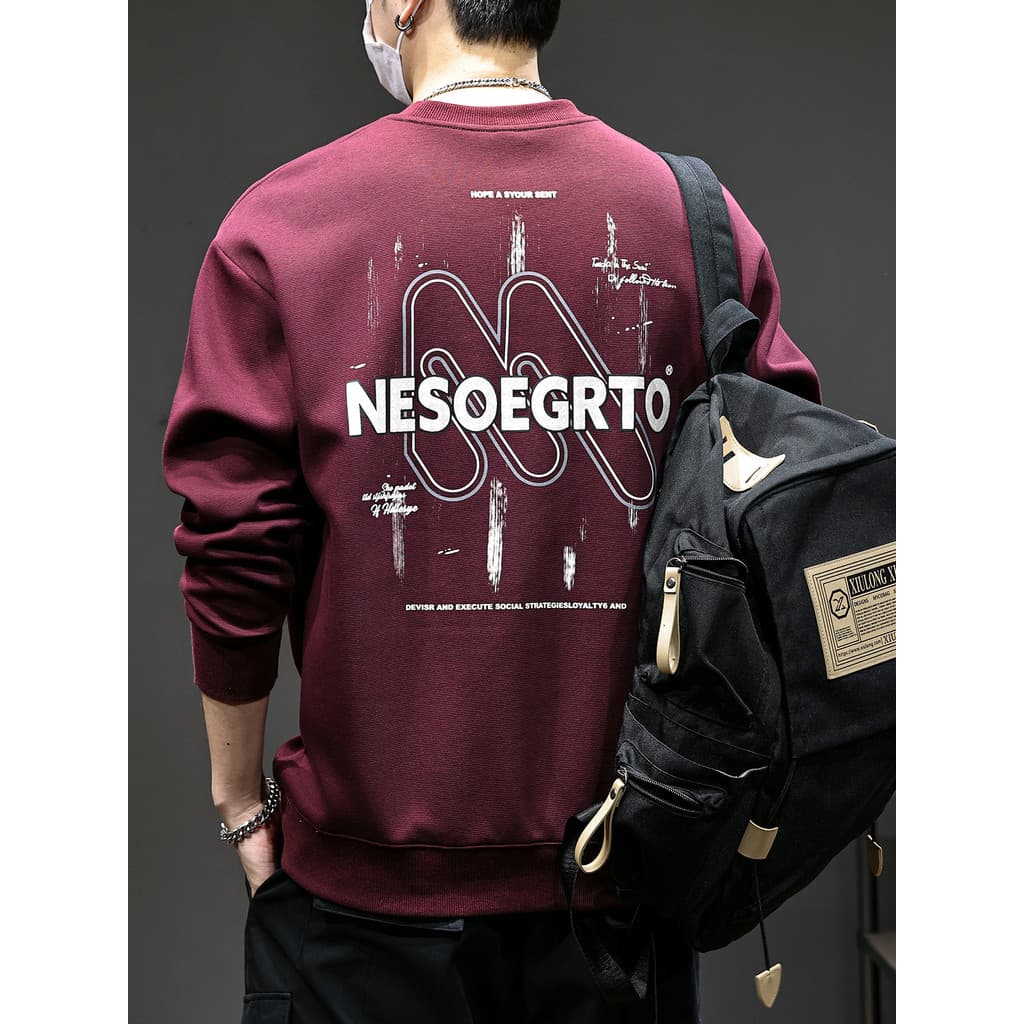 Outono adolescentes 2026 novo estilo legal bonito moletom americano sol limpo meninos início do outono usar roupas super