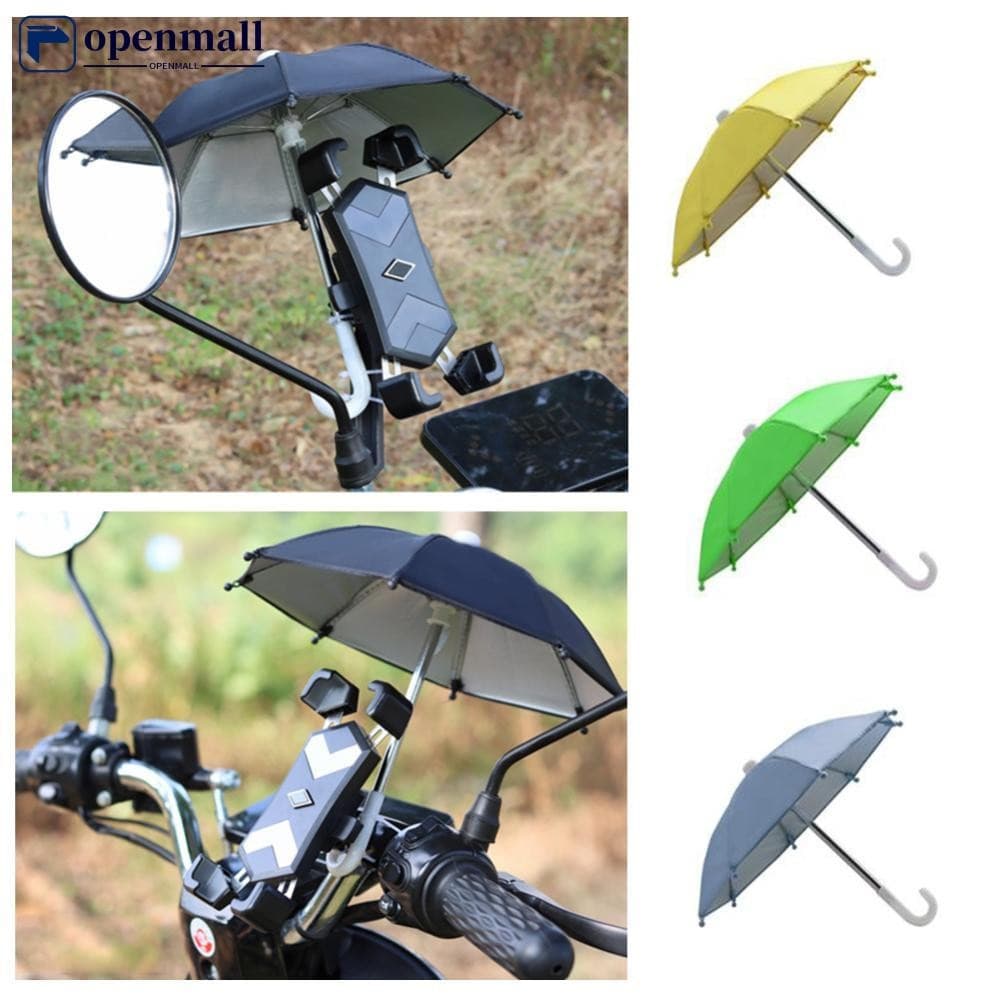 1Pc Suporte Para Telefone Móvel Motocicleta Bicicleta Guarda-Chuva Portátil À Prova D'água Mini Sol Anti-Permeabilidade