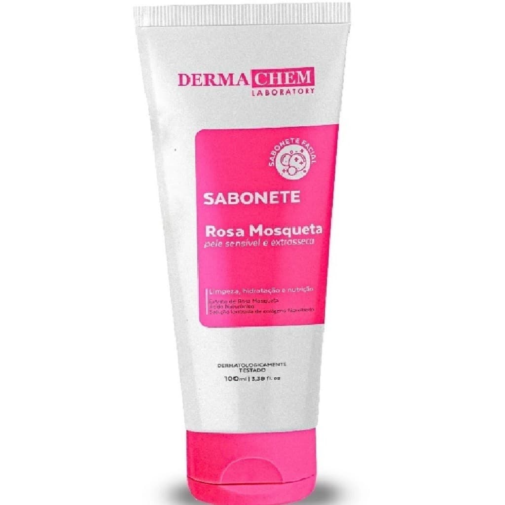 🌹 Sabonete Rosa Mosqueta Dermachem 100g - Hidratação Intensa ✨