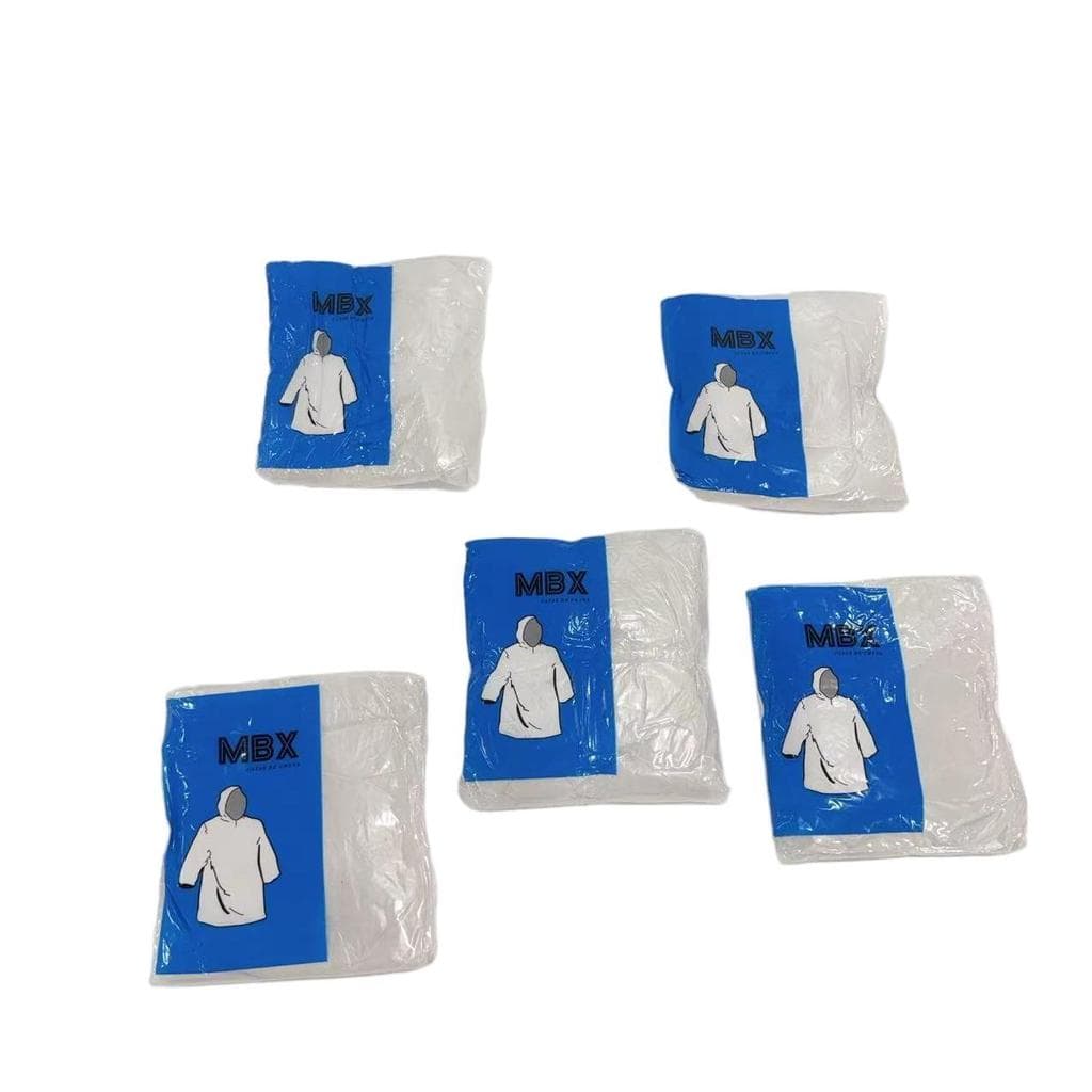 capas de chuva c/ cordinha descartável