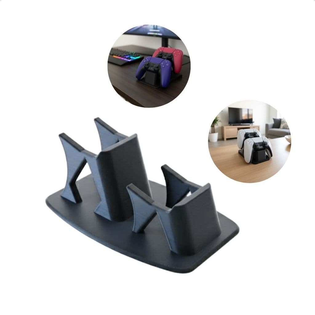 Suporte Organizador Para Controles PS5 DualSense Duplo Deixe Seu Setup Mais Elegante Suporte De Exibição
