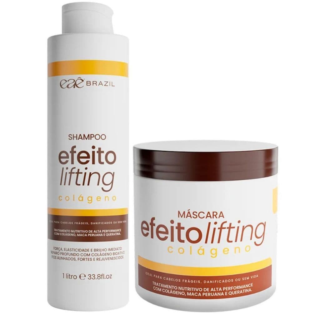 Kit Tratamento Colágeno Efeito Lifting Eaê Brazil Cosméticos 2 Passos