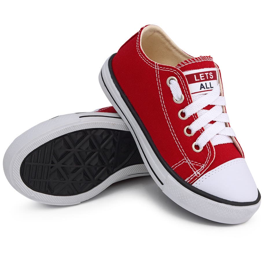 Tenis cano baixo Lets All Infantil unissex