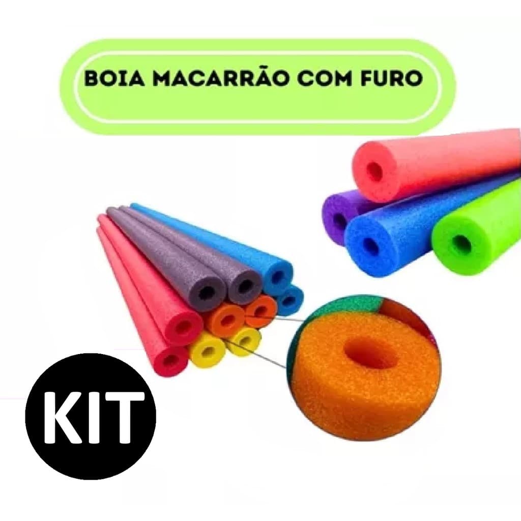 Boia Flutua Espaguete Furo Piscina