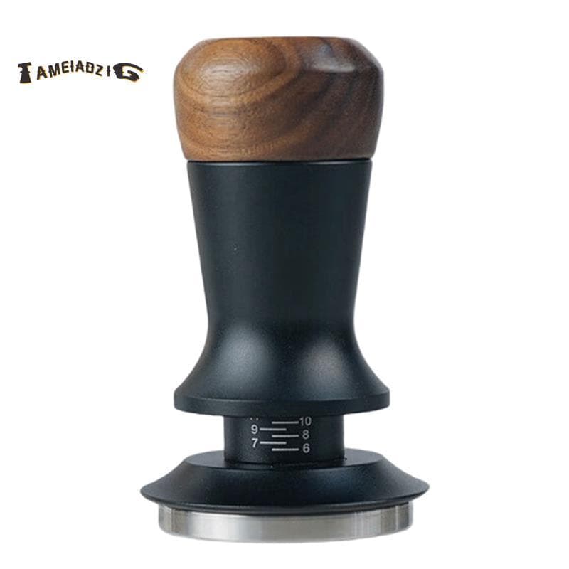 🔥Adulteração De Café Com Mola Interna 58mm Espresso Tamper Altura Ajustável Base De Aço Inoxidável De Força Constante