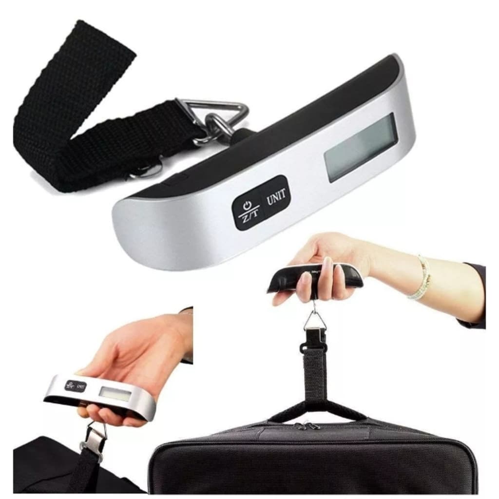 Balança Eletrônica De 50kg Digital De 10g Bolso Mala De Viagem Bagagem Ferramenta De Peso De jorge