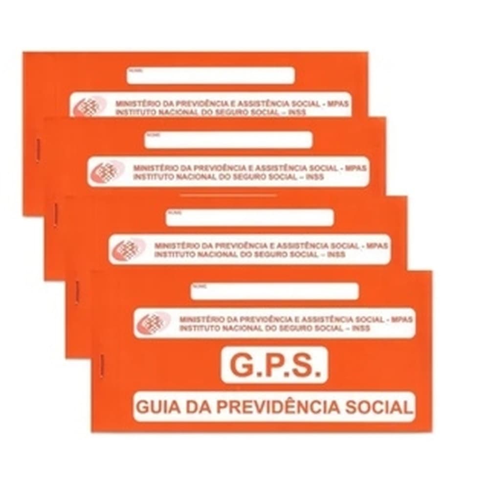 Kit Carnê GPS Inss Com 10 Unidades - Tamoio