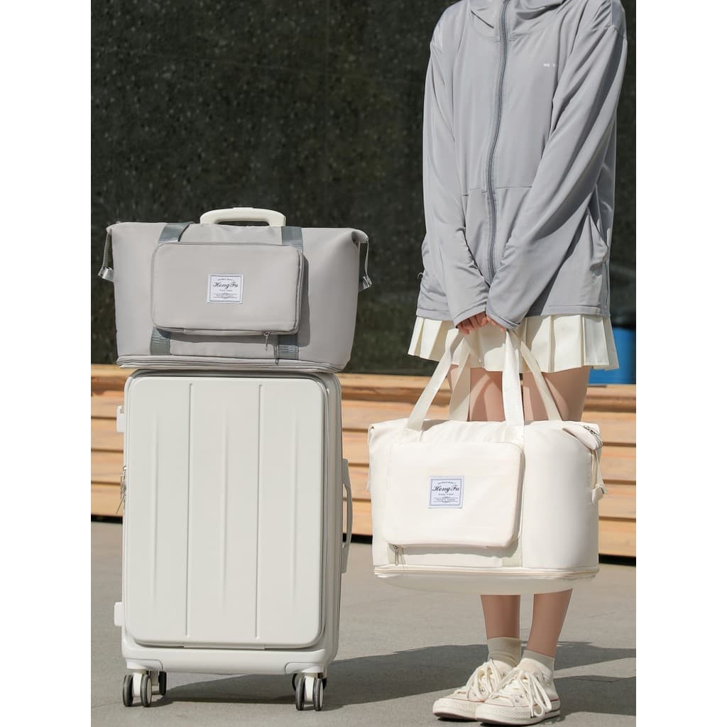 Dobrável saco de viagem feminino Super grande capacidade portátil esperando por produção saco de armazenamento saco de b