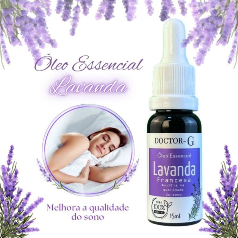 Óleo Essencial de Lavanda Francesa 100% Puro Doctor-G 15ml