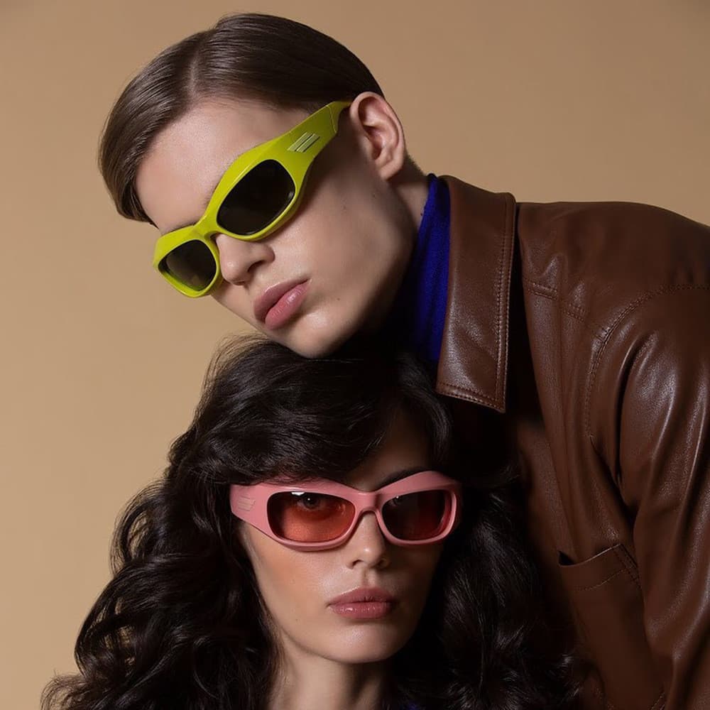 Óculos de Sol Cyber Y2K Punk para Mulheres e Homens, Óculos de Sol Esportivos Quadrados para Senhoras, Marca de Luxo Ste