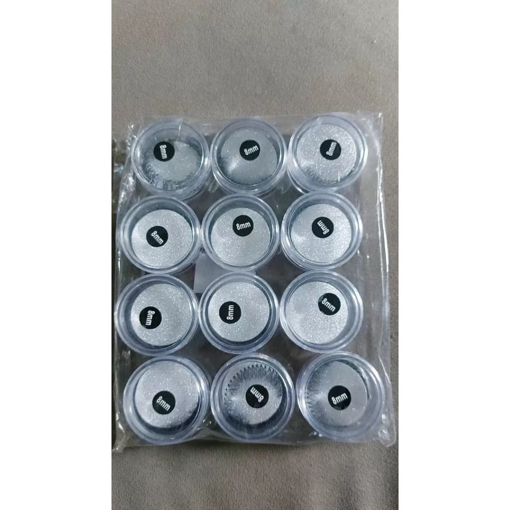 12 Peças Cílios Para Alongamento Temos 4 Numeros -8/10/12/14MM