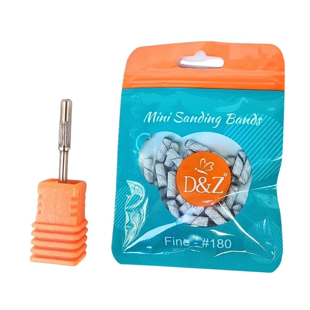 Kit Mini Mandril Send gramatura 180 e Broca Send Unhas