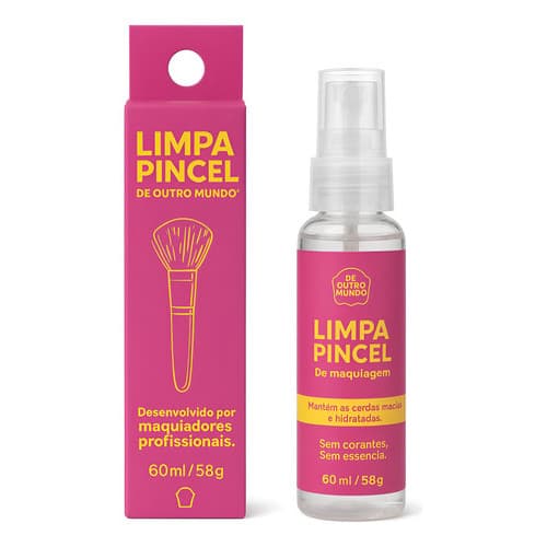Spray Limpador Pincel Esponja Esfumador Maquiagem Moda Make