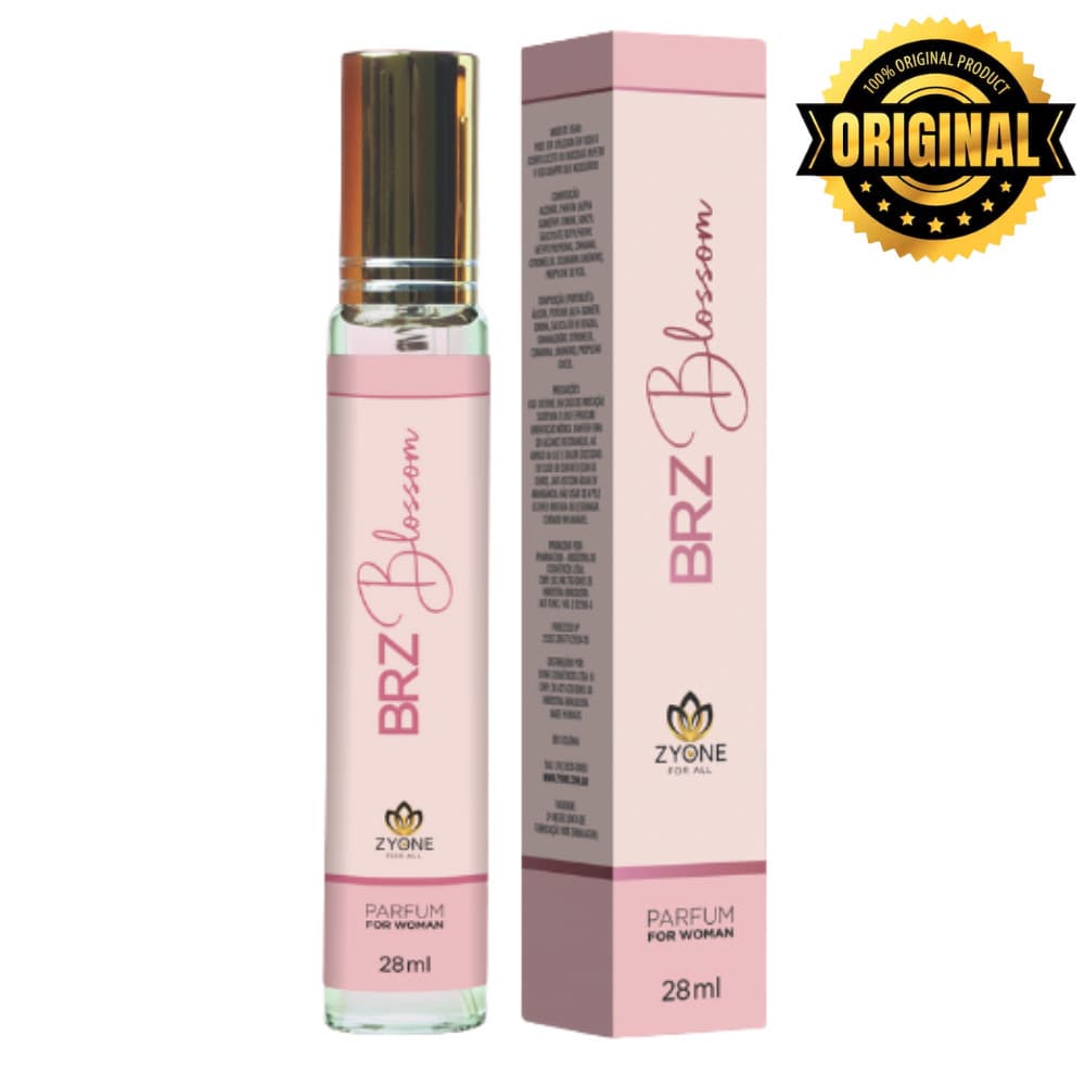 Brz Blossom Zyone Cosméticos Feminino Parfum 28ml Alta Fixação Essência Premium