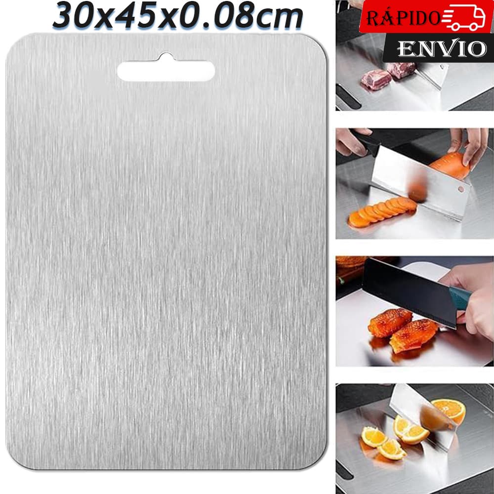 30x45x0.08cm Tábua de Titânio Tábua para Cozinha Tabua de Carne Tabua de Cozinha Tabua Corte Tábua Inox de Cortar