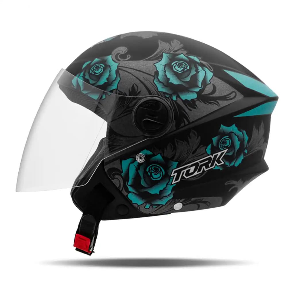 Capacete Moto Aberto Pro Tork New Liberty Three Flowers Mulheres Proteção Inmetro