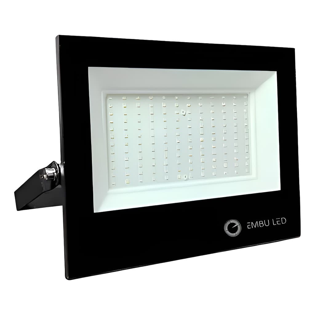 Refletor Led Embuled 200w 6500k Alumínio Ip66 Mini Eco Bivolt