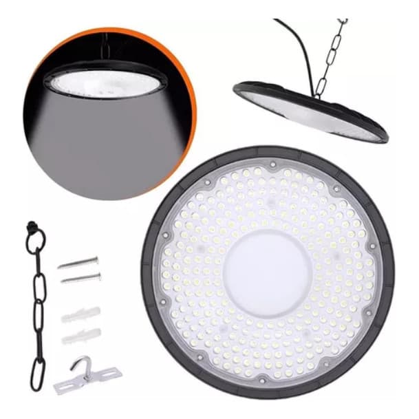Luminária Led Ufo 150w 6500k Bivolt Industrial Alta Potência