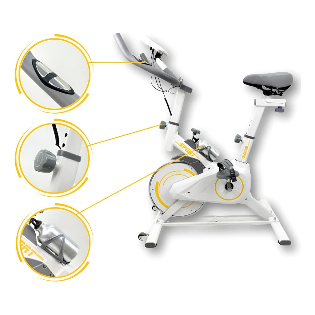 Bike Bicicleta Ergométrica Spinning De Alta Performance Roda de Inercia 26kg