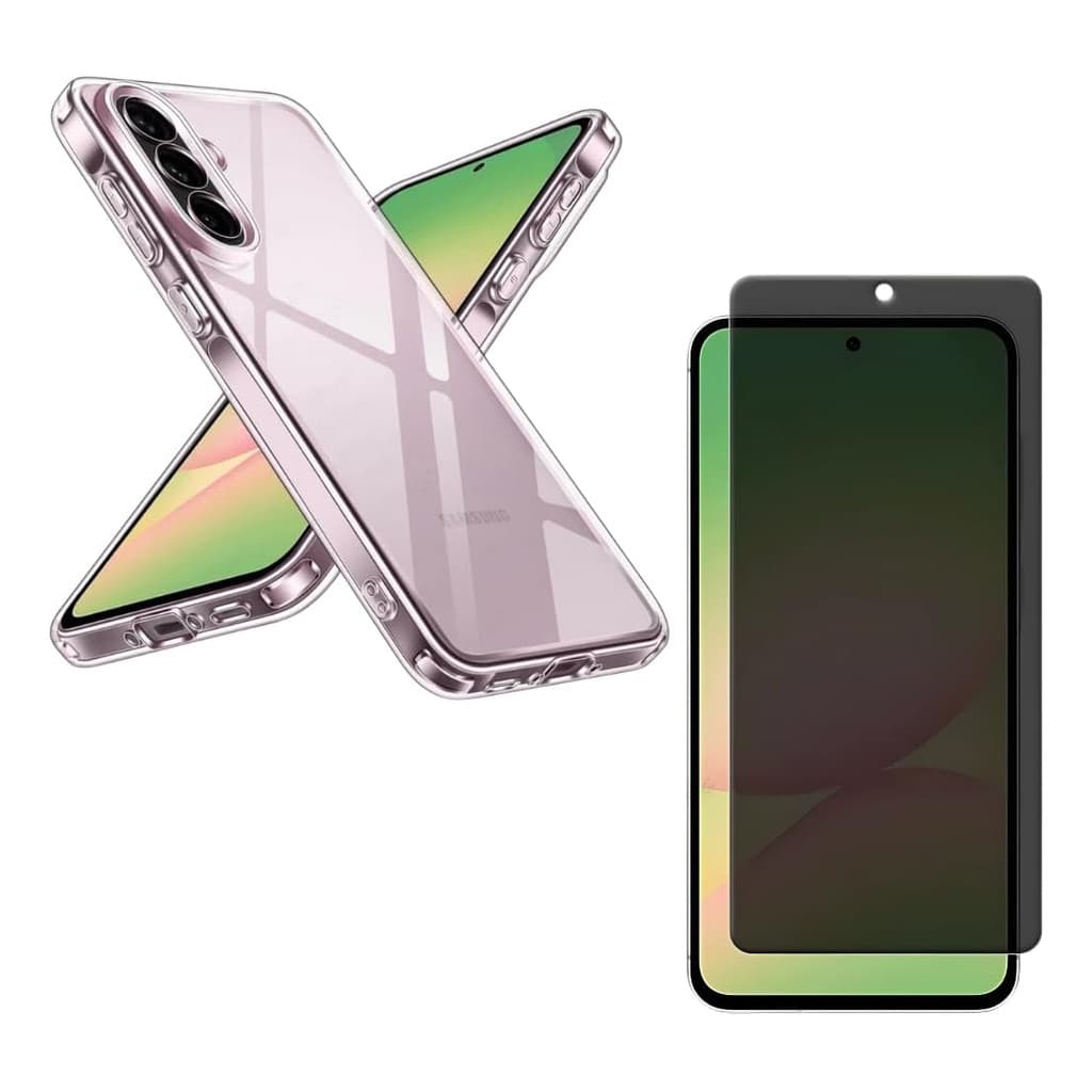Capa Capinha Transparente Galaxy A36+película 3d Privacidade