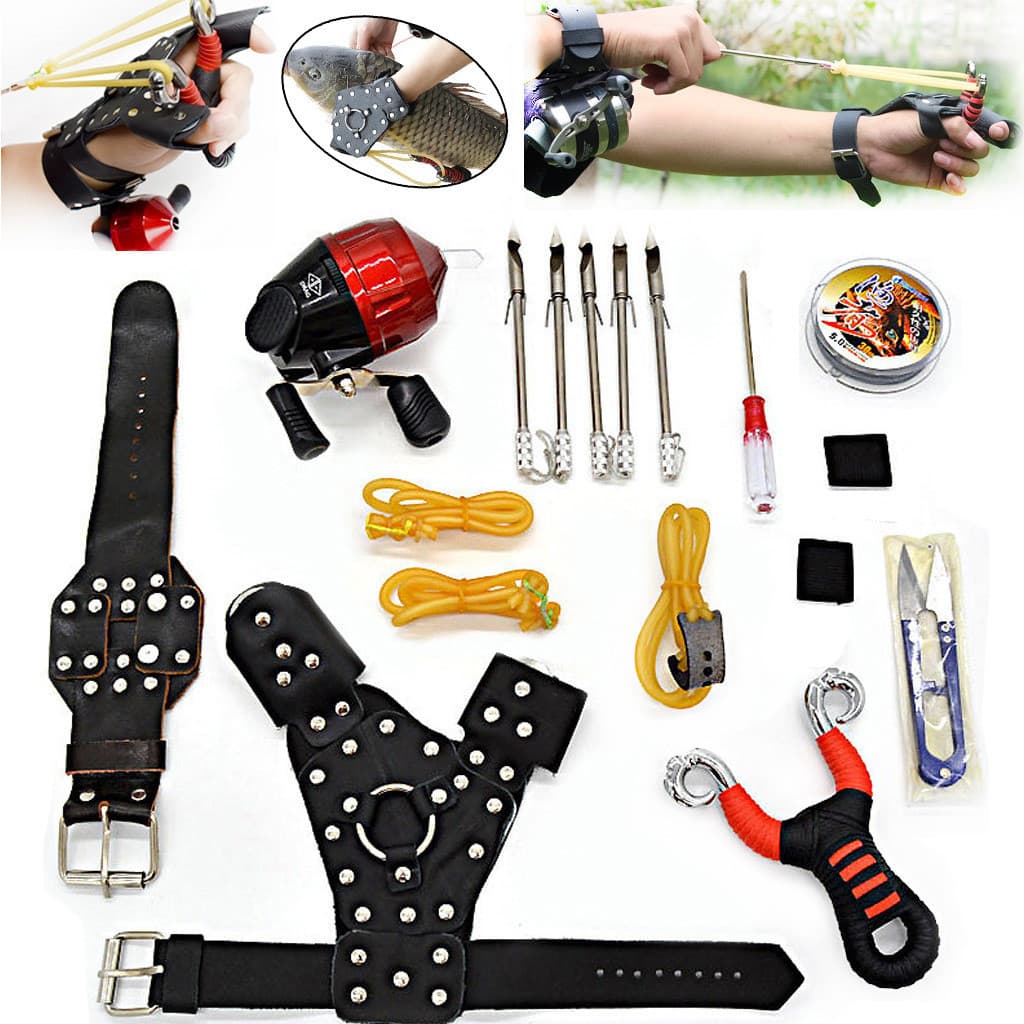 Kit Com Completo Para Spincast Pesca De Estilingue Com Molinete Carretel E Dardos Profissional Para Pesca