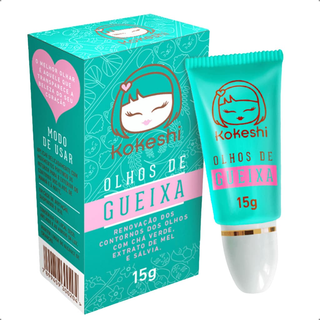 Hidratante Renovador Para Área dos Olhos de Gueixa Kokeshi 15g