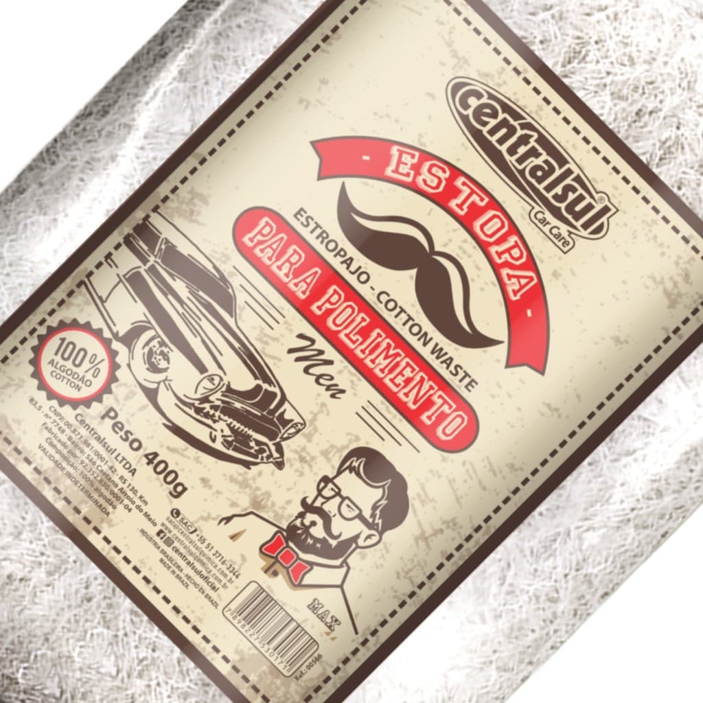 ESTOPA PARA POLIMENTO CENTRALSUL 400G