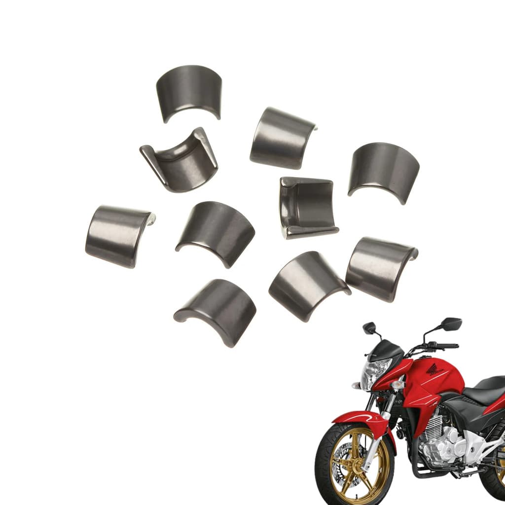 Kit 10 Peças Chaveta Trava Válvula WW3 CB 300R GP Carbon Original Reposição Reparo