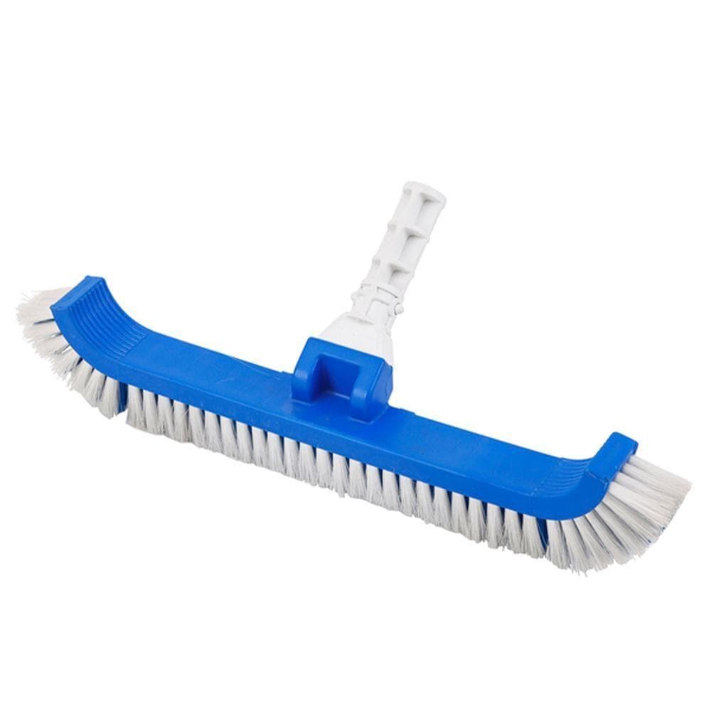 Escova De Limpeza Para Piscina Curva Cerdas de Nylon Brustec