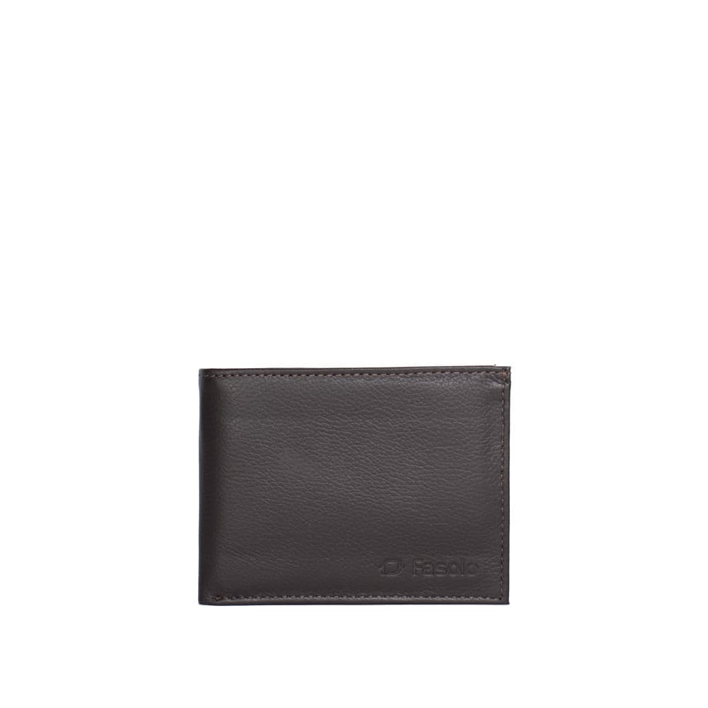 Carteira Masculina Fasolo Couro Zíper H015143101 Marrom
