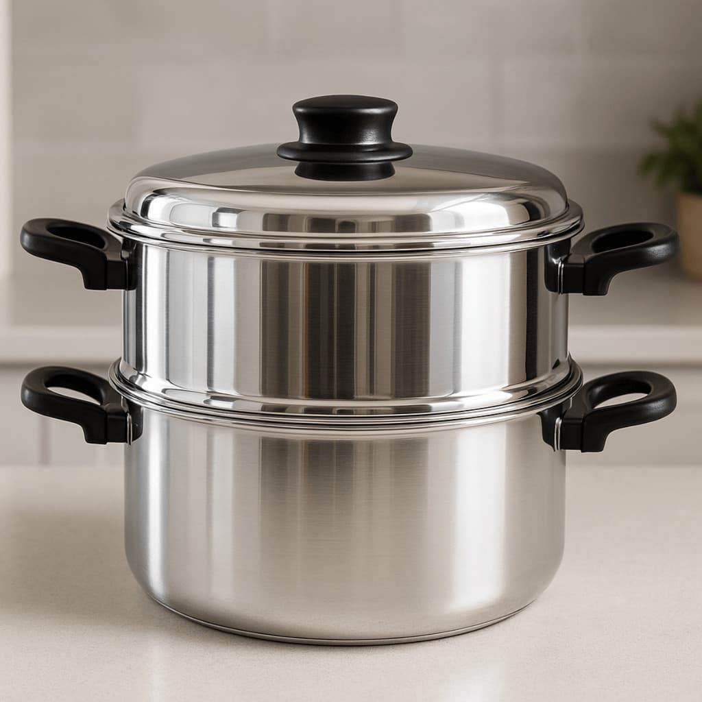 PROMOÇÃO Aquecedor de Arroz Legumes Vapor Banho Maria Cozimento Saudavel Multiuso