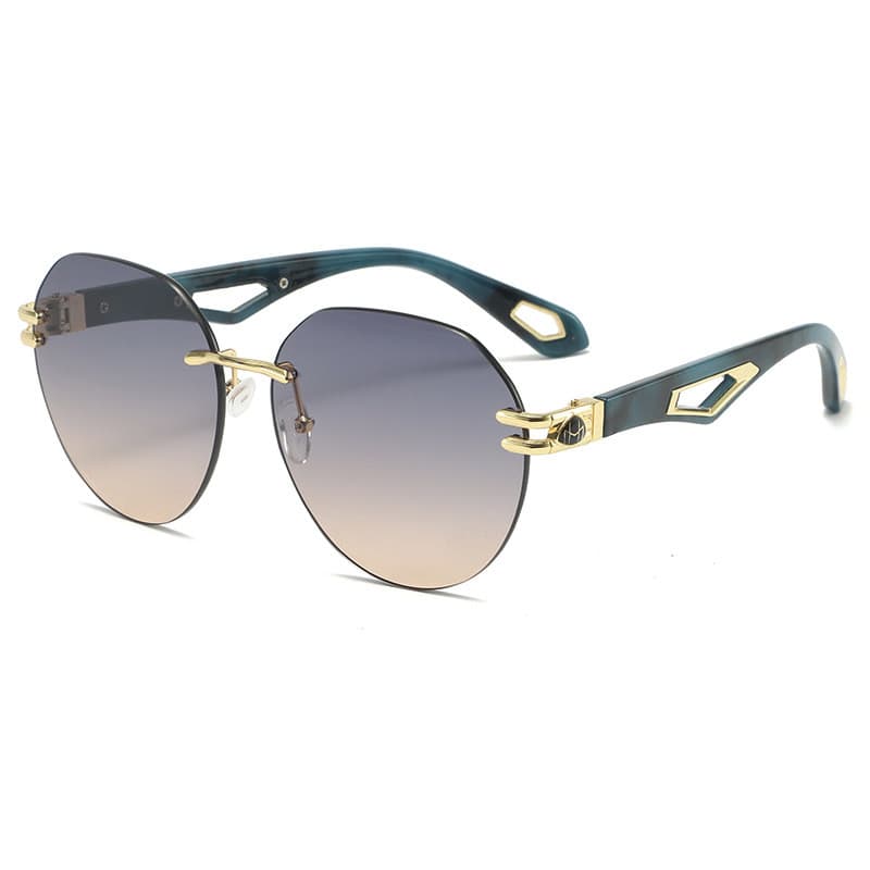 Óculos de Sol Masculinos Retrô para Dirigir, Óculos de Sol Femininos Sem Armação, Óculos de Sol UV400, Gafas De Sol Homb
