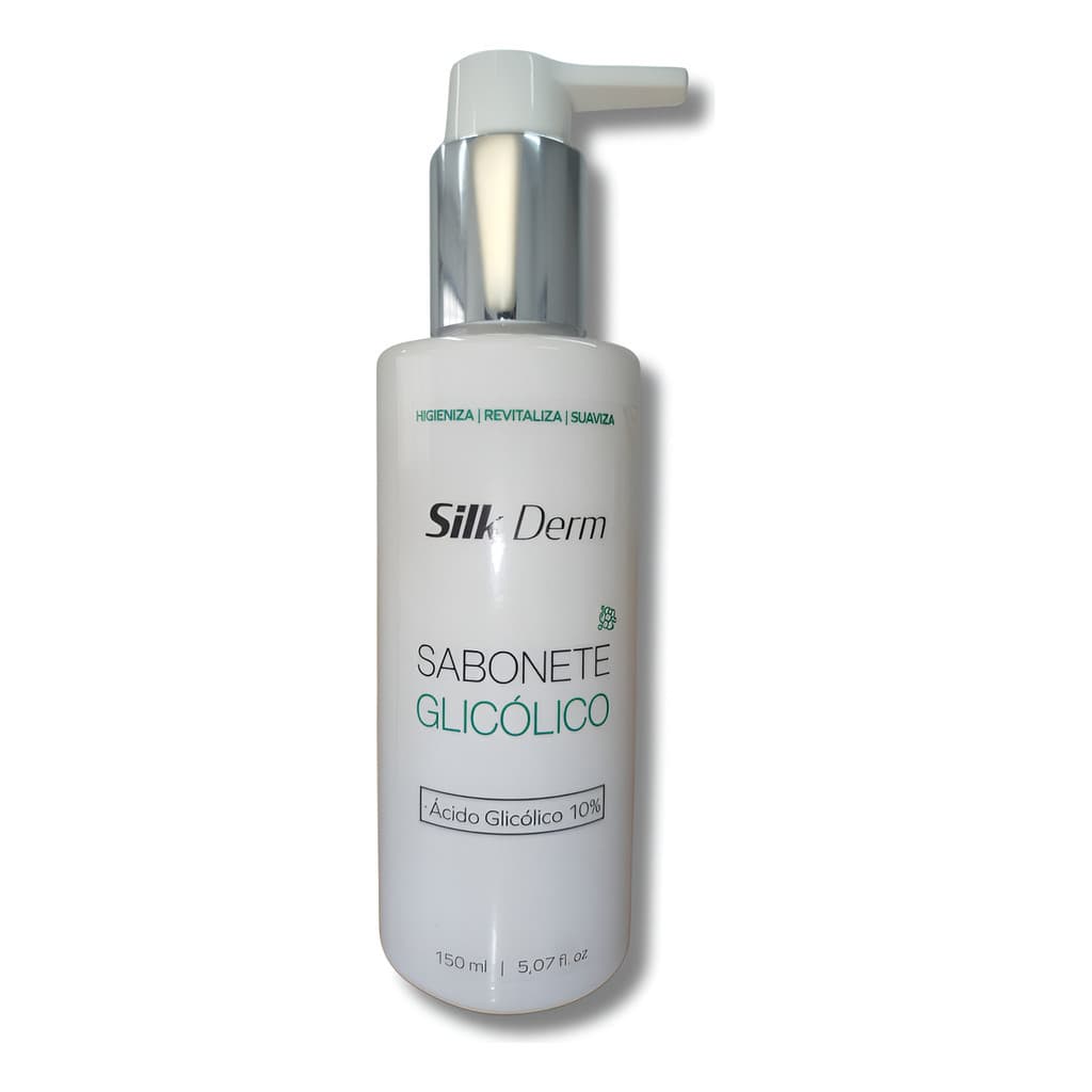 Ácido Glicólico 10% Sabonete Facial Antiidade 150ml Silkderm