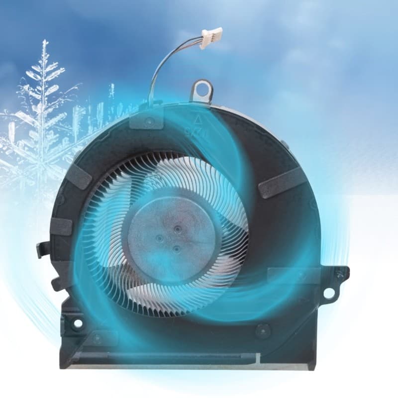 SK Laptops CPU GPU Ventilador Resfriamento Para OMEN 16-B C DC12V 4Pin Coolers Fan