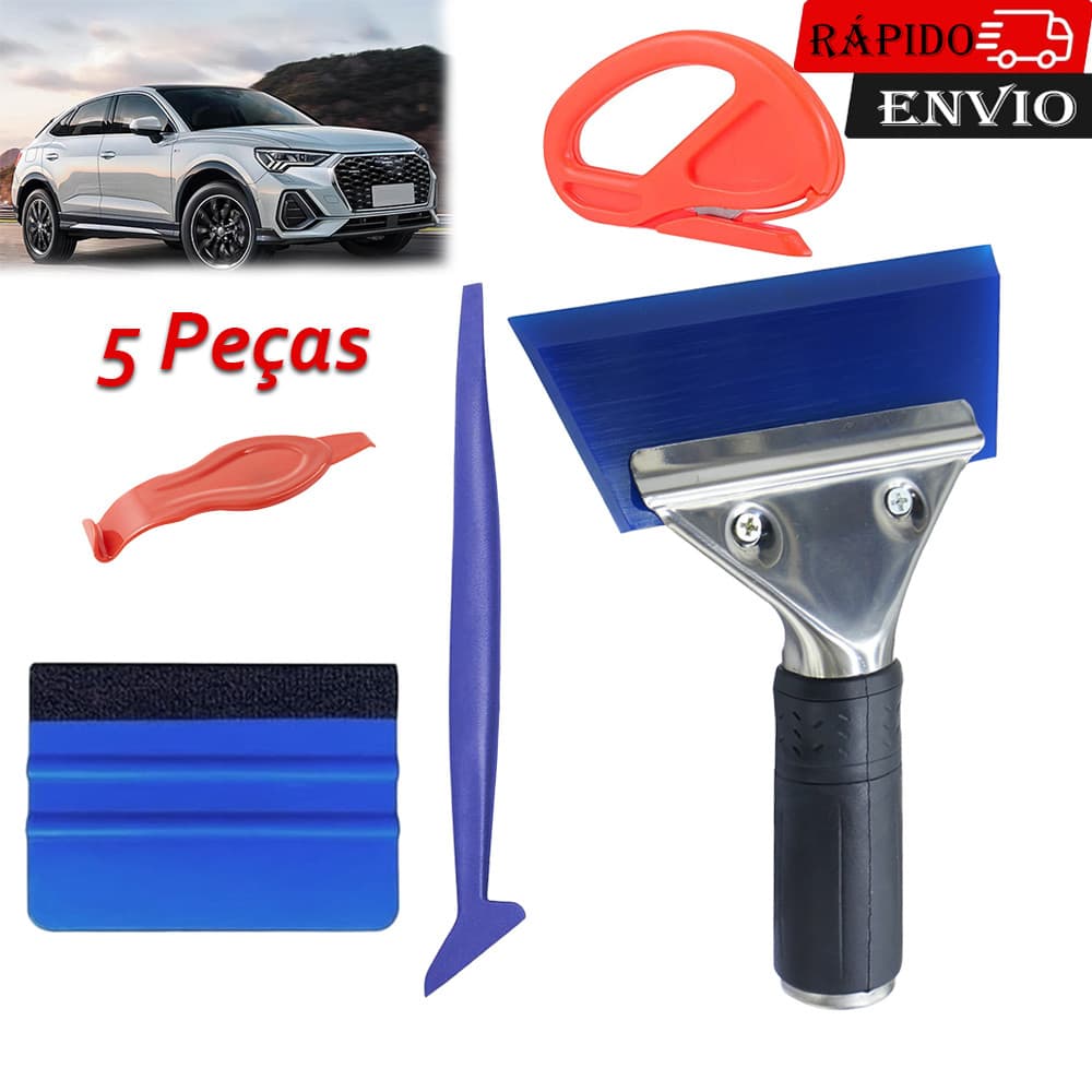 Kit 5pçs de aplicação de película de janela ferramentas de instalação de matiz de carro espátula de raspador