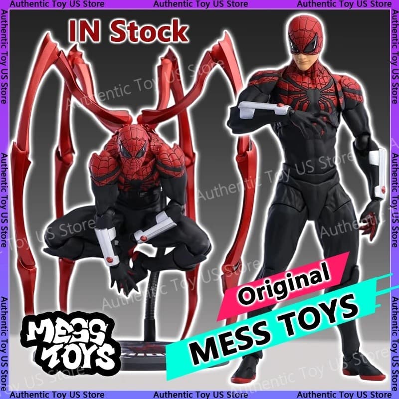 Novos Brinquedos De Bagunça Quente Superior Homem Aranha Médico Polvo Peter Parker Messtoys Spiderman Vizinho Anime Ação