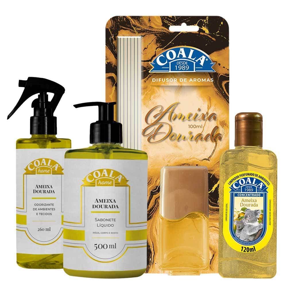 Kit Coala Home Ameixa Dourada