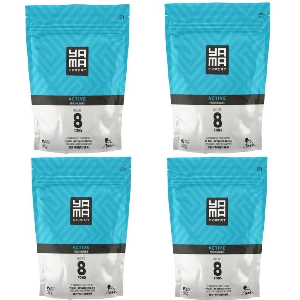 Pó Descolorante Yamá Active 300g – Dust Free | Abre Até 8 Tons!