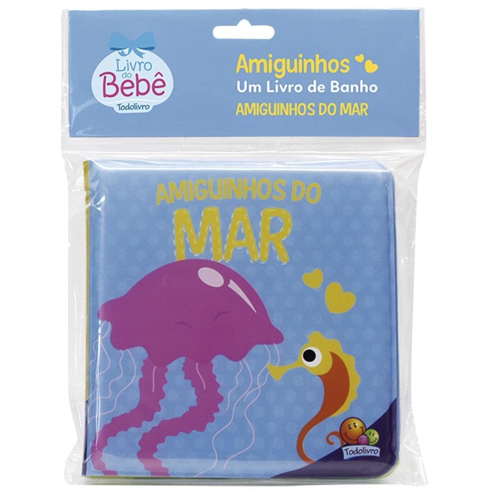 Livro Amiguinhos De Banho Amiguinhos Do Mar Todo Livro