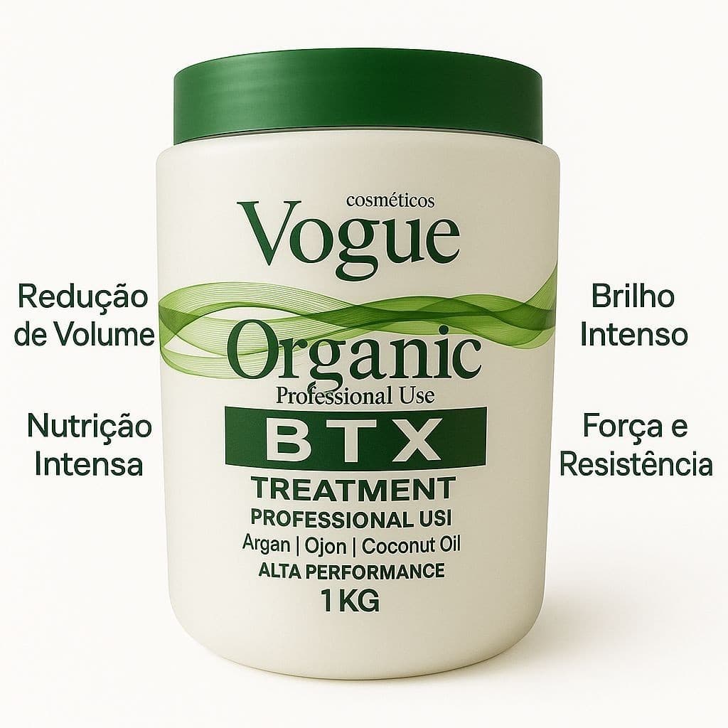 Btx Capilar Reduz O Volume dos Fios 1Kg  - Vogue Profissional
